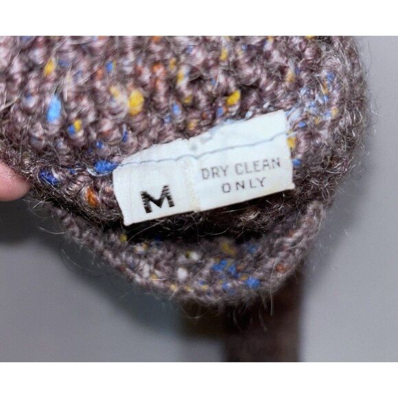 Smith Kollmar Vintage Hand Knit Sweater Cardigan English Country Grandma Medium - Picture 3 of 8